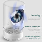 Ultra-Quiet UV Mosquito Trap - Safe for Babies & Pregnant Women, Effective Insect Killer with Photocatalytic Technology