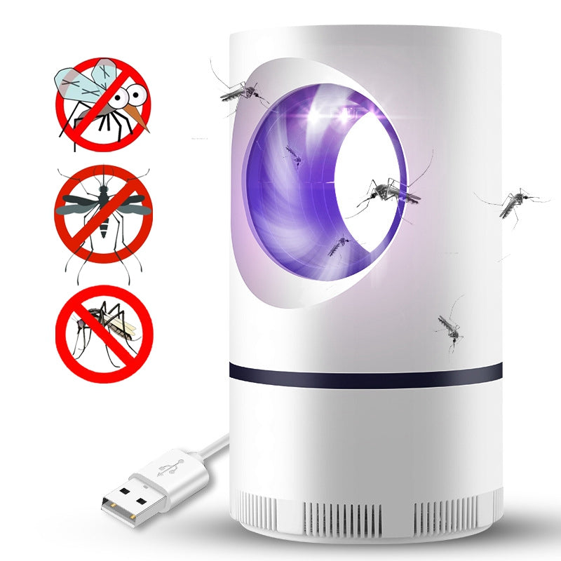 Ultra-Quiet UV Mosquito Trap - Safe for Babies & Pregnant Women, Effective Insect Killer with Photocatalytic Technology