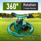 Arroseur De Jardin, Arroseur De Pelouse Automatique Rotatif À 360 Degrés, Système De Pulvérisation D'Herbe, Arroseur De Tuyau D'Arrosage Pour Cour