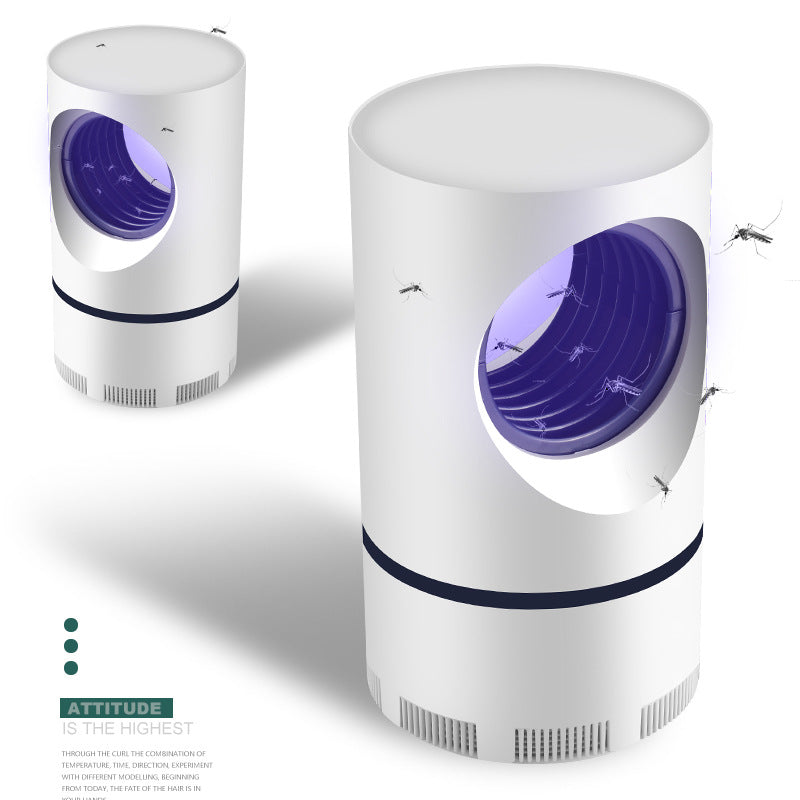 Ultra-Quiet UV Mosquito Trap - Safe for Babies & Pregnant Women, Effective Insect Killer with Photocatalytic Technology