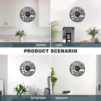 12-Inch Kitchen Decorative Clock Vinyl Record Design with LED Light, Lighted Wall Clock, Led Wall Clocks, Creative Home Decor & Coffee Bar Decoration, Decoration Items, Gift Ready, Perfect Gift for Party Birthday