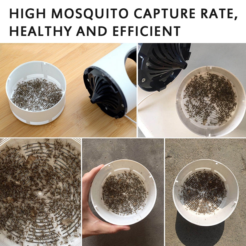 Ultra-Quiet UV Mosquito Trap - Safe for Babies & Pregnant Women, Effective Insect Killer with Photocatalytic Technology